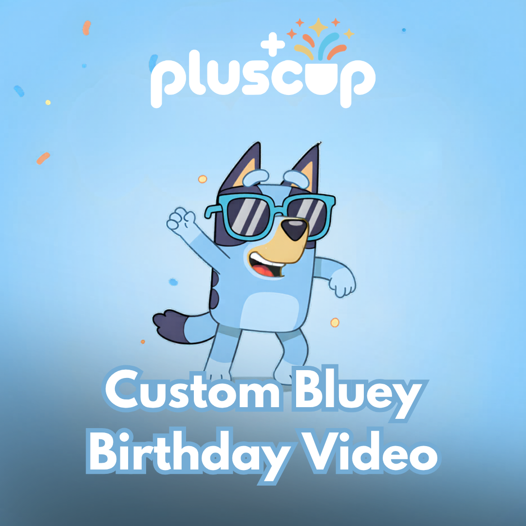 Personalized Bluey Birthday Video