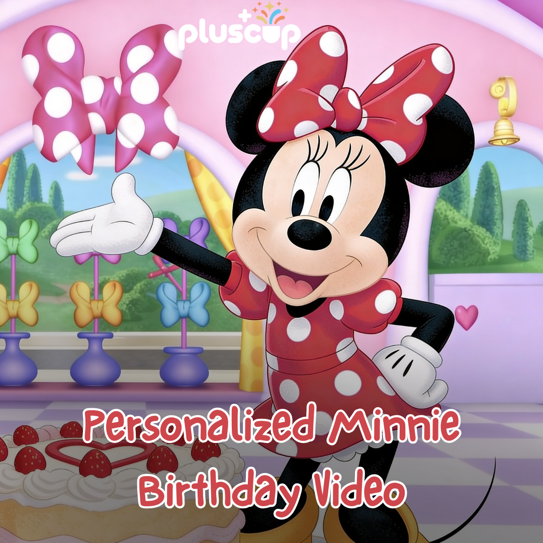 Personalized Minnie Mouse Birthday Video